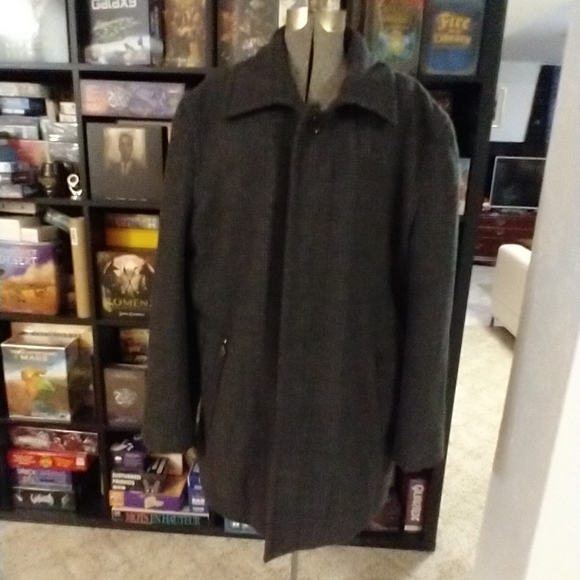 Size L boulevard pea coats thigh high men streetwear style jacket - Picture 2 of 16